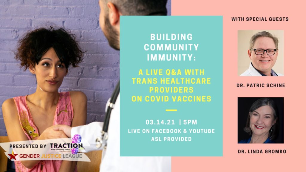 Building Community Immunity: A Live Q&A with Trans Healthcare Providers on COVID Vaccines